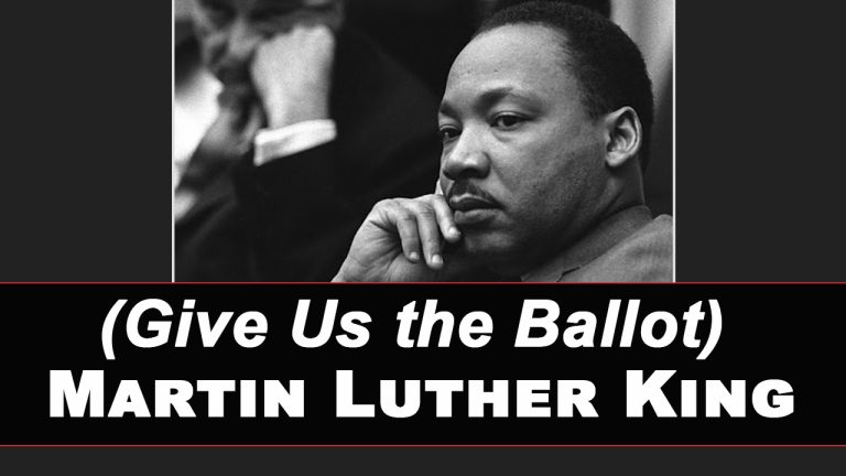 Give Us the Ballot – Martin Luther King Series