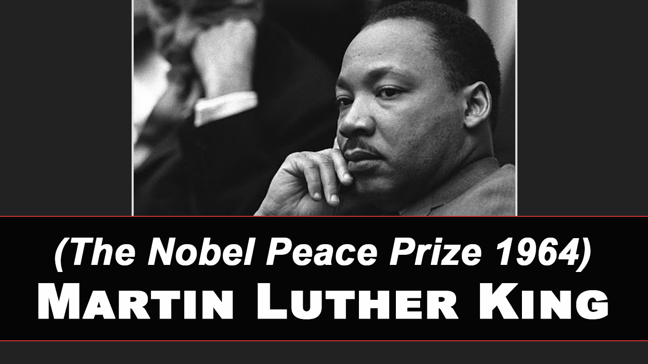 The Nobel Peace Prize speech 1964