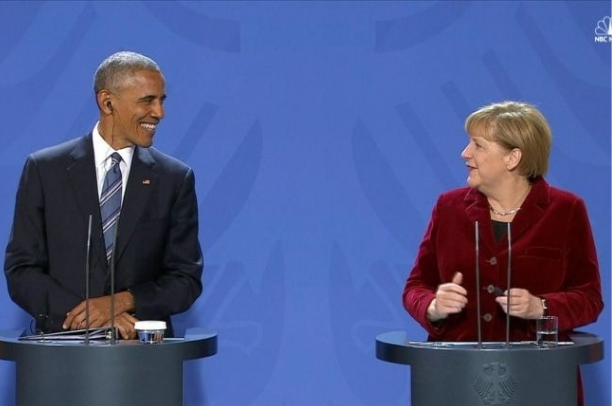 Joint Presser with Chancellor Angela Merkel